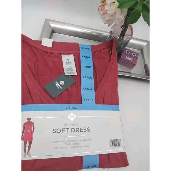 Member's Mark Women's Favorite Soft Pullover Dress Mini Tank Sierra Heather Sz L - Picture 8 of 10